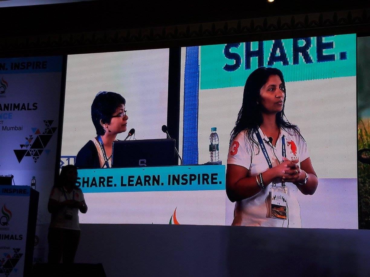 Speaking at animal welfare conference